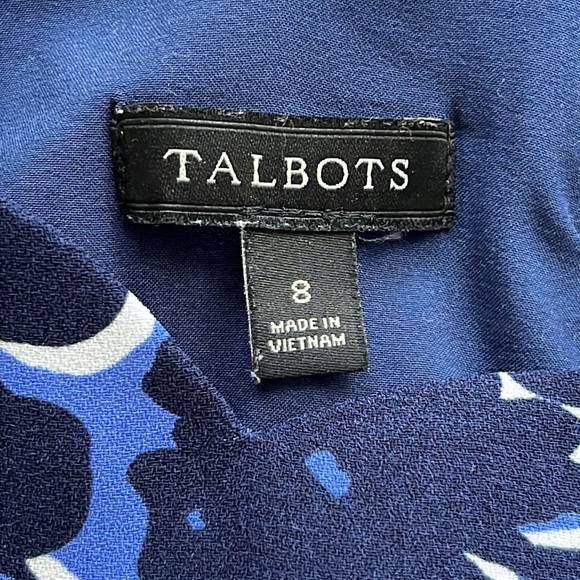 TALBOTS Crepe Shift Dress - Floral Print - Picture 11 of 14